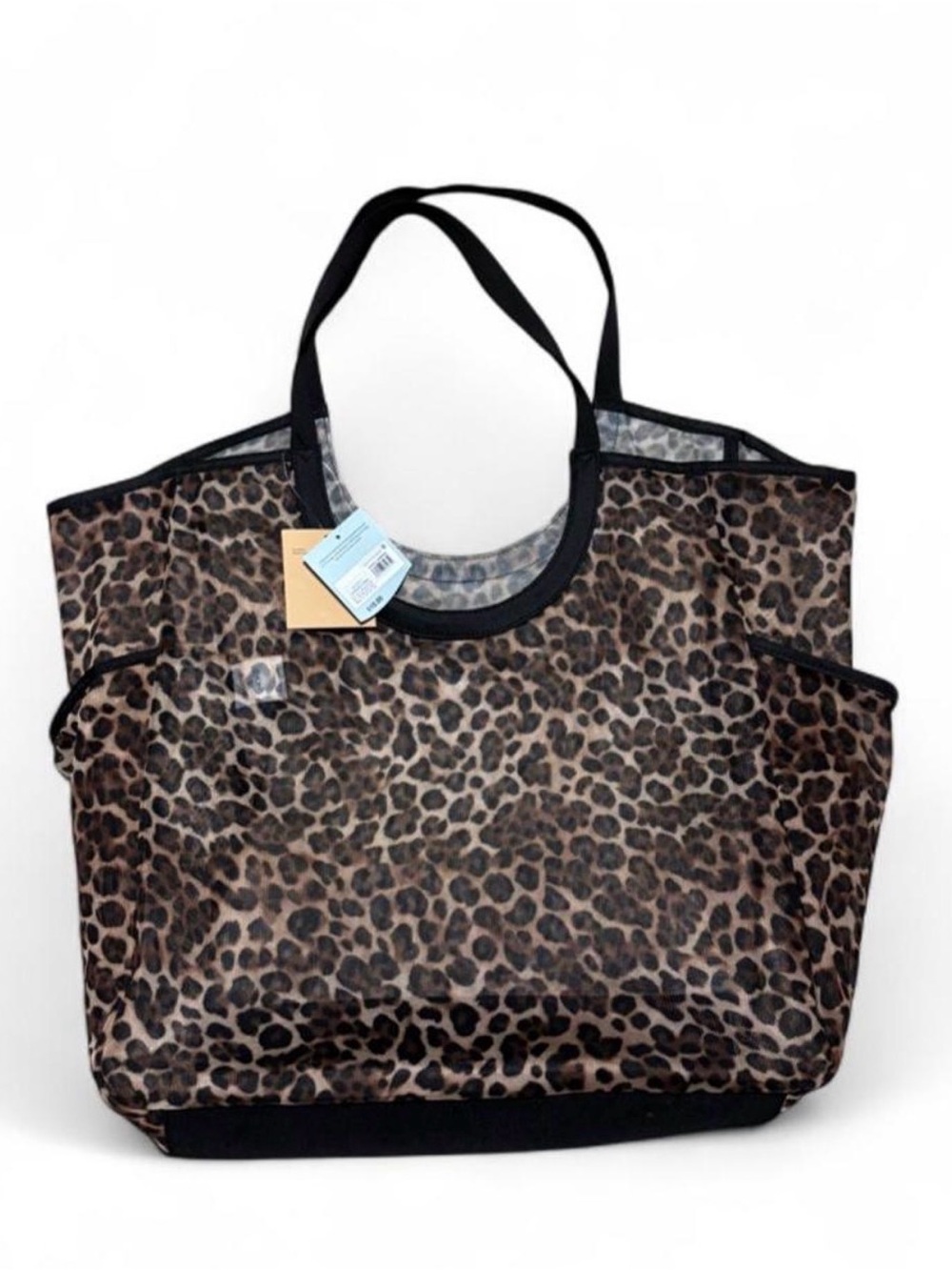 Leopard print mesh bag with black trim
Brand new with tags
#mesh #animalprint